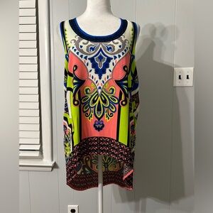 🛍️ Flaying Tomato  high-low sleeveless top Size L excellent condition.